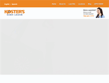 Tablet Screenshot of kosterfinance.com